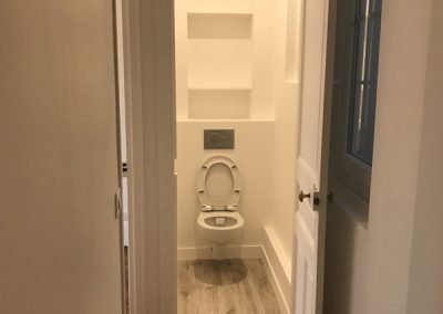 WC suspendu avec géberit en Île-de-France