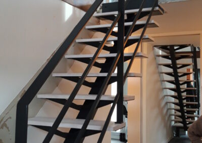 Escalier moderne - Atmosphère travaux
