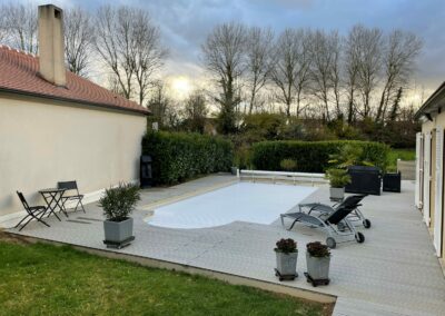 Terrasse avec piscine 1 - Atmosphère travaux