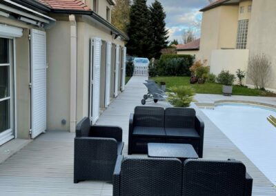 Terrasse avec piscine 2 - Atmosphère travaux