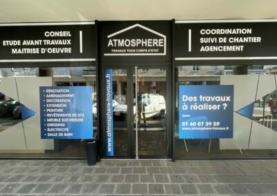 Vitrine Atmosphère travaux